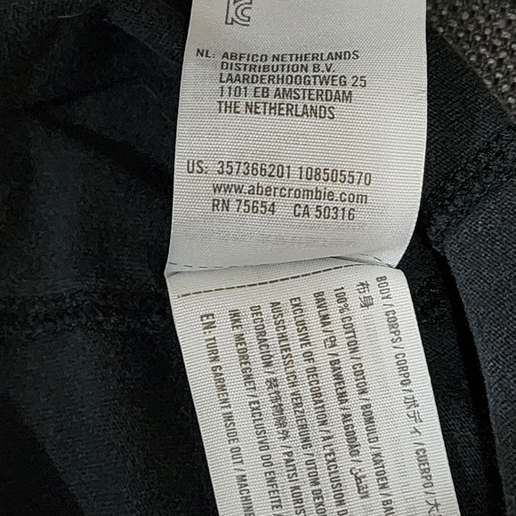 Hollister Dark Grey Constellation Graphic Short Sleeve T-Shirt Size S - Picture 9 of 12